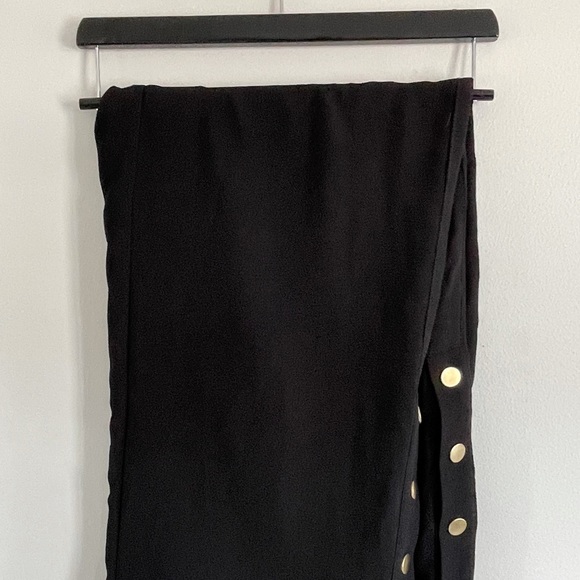 Who what wear black button side dress pant - Picture 3 of 4